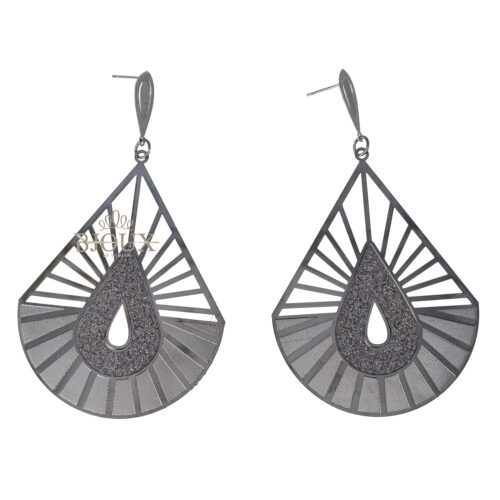 Orecchini pendenti color canna di fucile