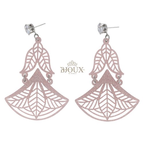 Orecchini punto luce con pendente colorato