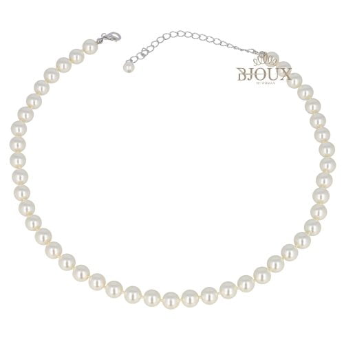 Collana di perle in vetro da 8mm