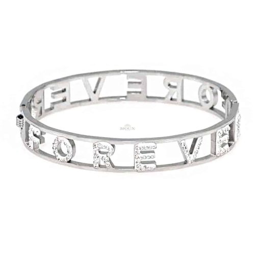 Bracciale Bangle in Acciaio Forever