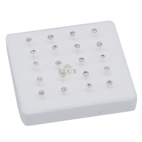 Orecchini da naso argento 925 tondo 2,5 mm