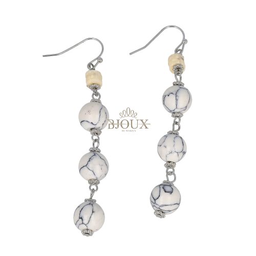 Orecchini brigitte con palline colorate