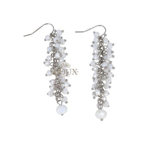 Orecchini bijoux lungo con perline