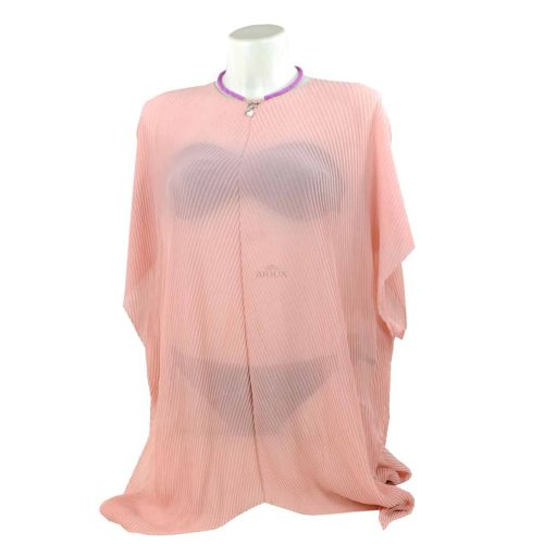 Copricostume plissè colore rosa