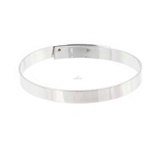 Bracciale da uomo rigido in ottone rodiato