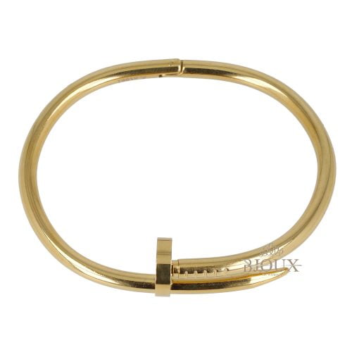 Bracciale in acciaio chiodo color gold