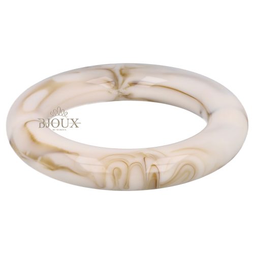 Bracciale rigido natural in acrilico