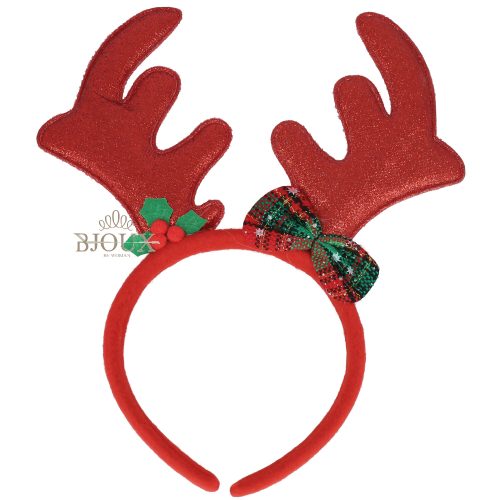 Frontino cerchietto natalizio renna di babbo natale