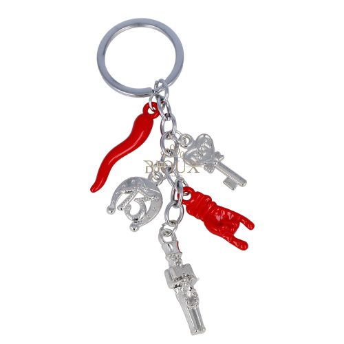 Portachiavi con pendenti tema sciò sciò