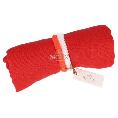 Foulard unisex 190x75 rosso