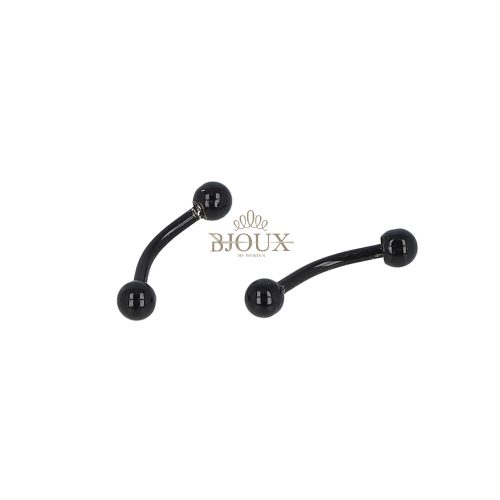 Piercing coppia Bananine Basic black