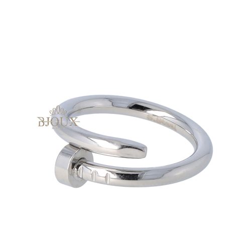 Anello chiodo in acciaio inossidabile color rodio