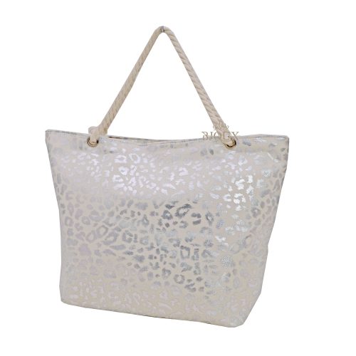 Borsa mare silver manico in corda