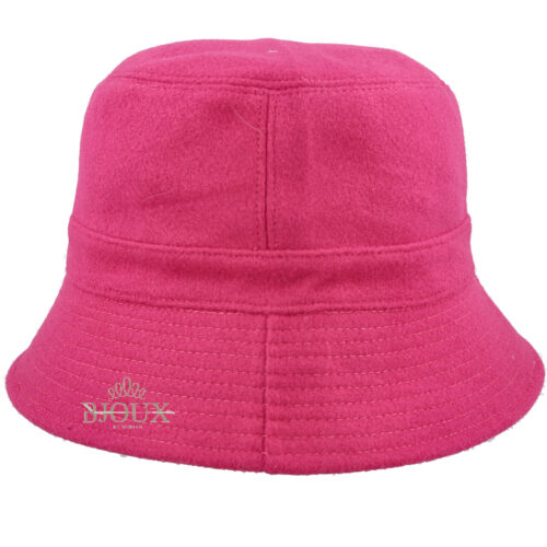 Cappello modello pescatore in lana fuxia