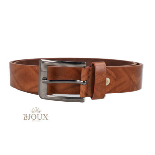 Cintura da uomo modello vintage cuoio