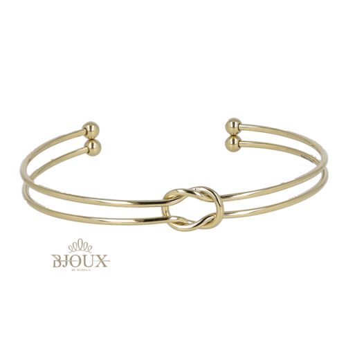 Bracciale rigido legame amore color oro