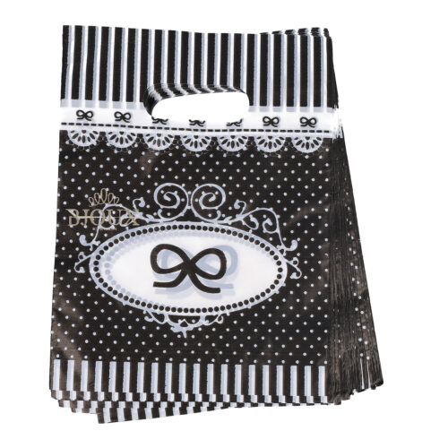 Busta pois fiocco 100 pezzi in plastica 15x20