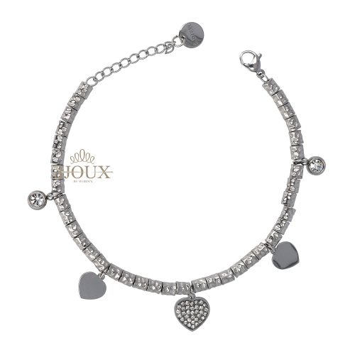 Bracciale dadini con cuori