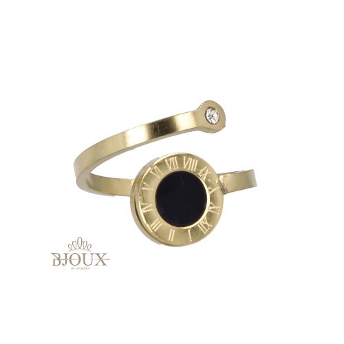 Anello tipo spirale con numeri romani