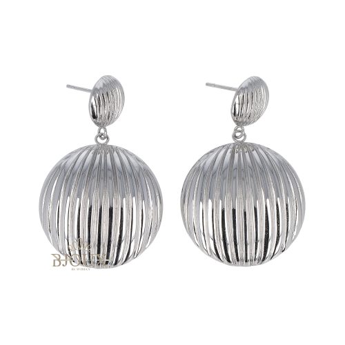 Orecchini tondo effetto conchiglia