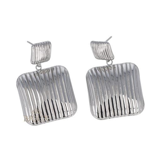 Orecchini rombi effetto conchiglia