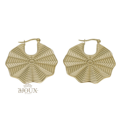 Orecchini gilda ondulata lavorata