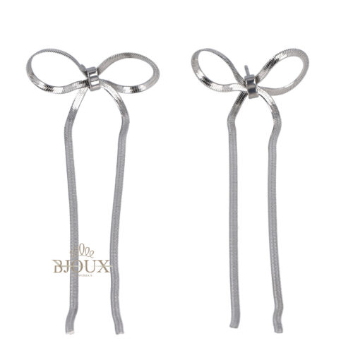 Orecchini snake fiocco con pendenti