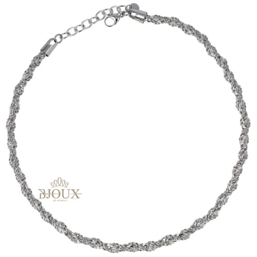 Collana catena torchon acciaio