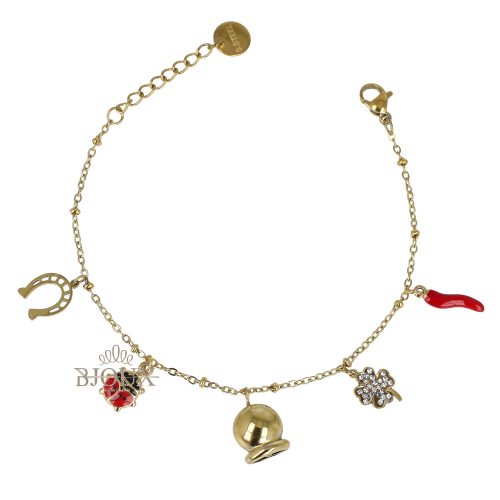 Bracciale campanella e coccinella