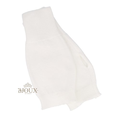 Guanto donna bianco modello senza dita