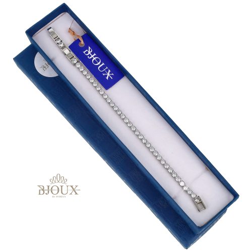 Bracciale unisex idea regalo con castoni kry 4mm