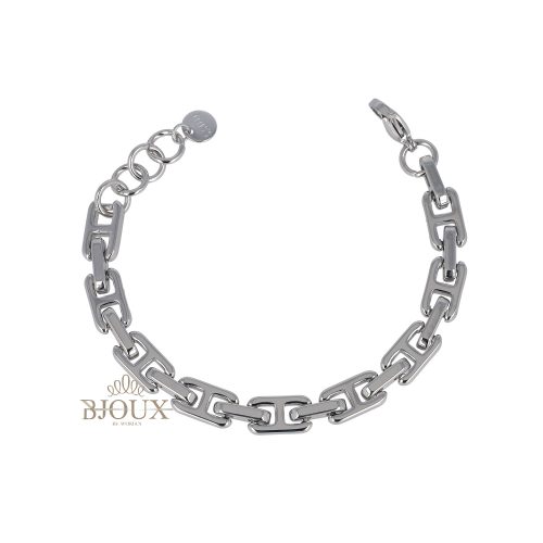 Bracciale catena squadrata