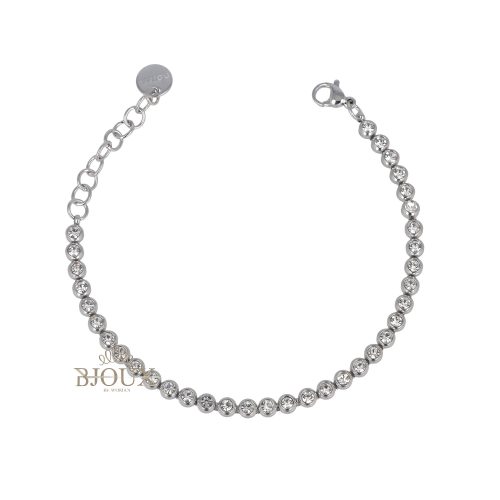 Bracciale punti luce strass 3 mm