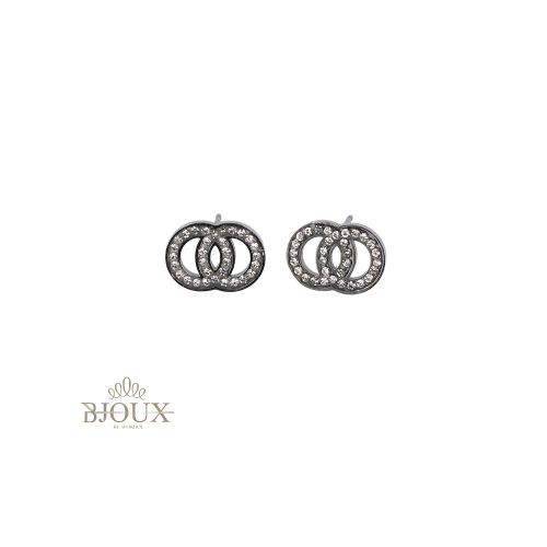 Orecchini unione strass