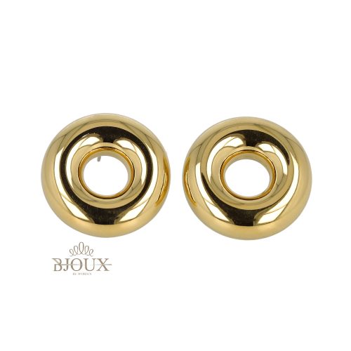 Orecchini ciambella in acciaio