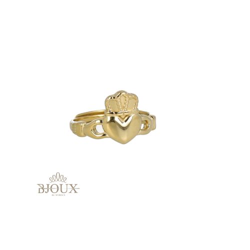 Anello regina del cuore acciaio