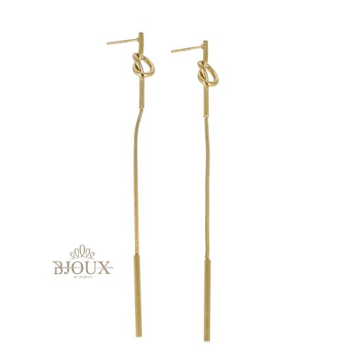 Orecchini pendente nodo d'amore