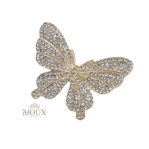 Spilla gioiello farfalla zirconi e strass