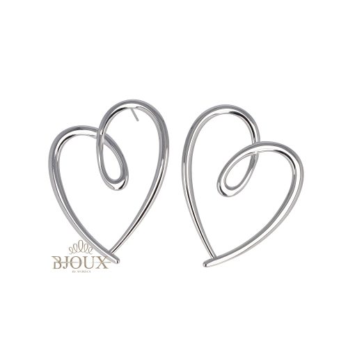 Orecchini cuore moderno