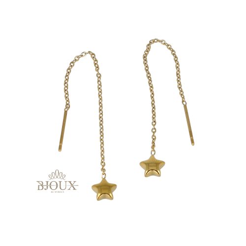 Orecchini saliscendi stellina