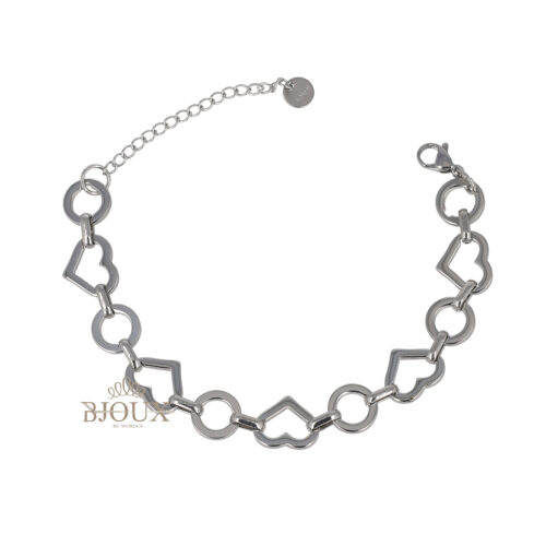 Bracciale Love Link in Acciaio