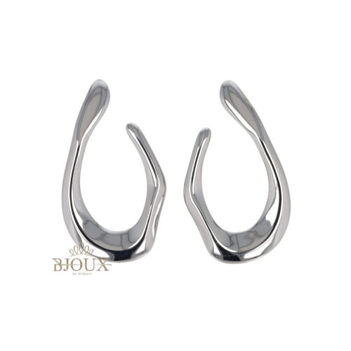 Orecchini Scultura Moderna Acciaio