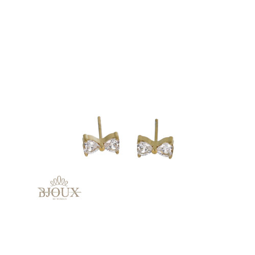 Orecchini Fiocco con Zirconi