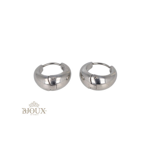 Orecchini Hoop Liscio Medio 10 mm