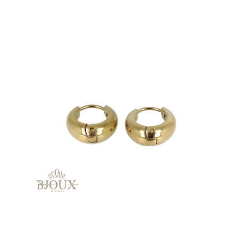 Orecchini Hoop Liscio Piccolo 8 mm