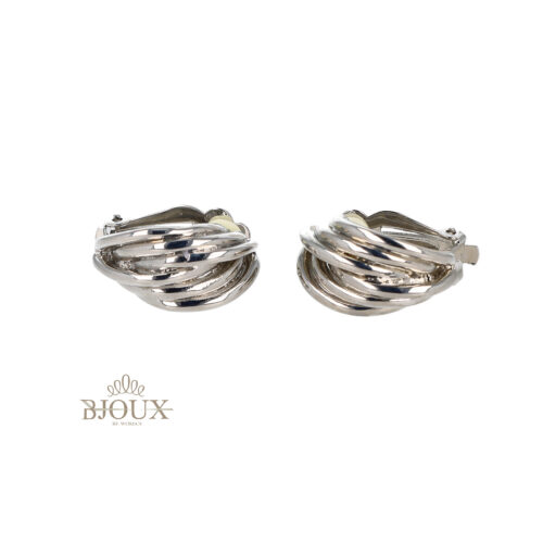 Orecchini Clip Intreccio
