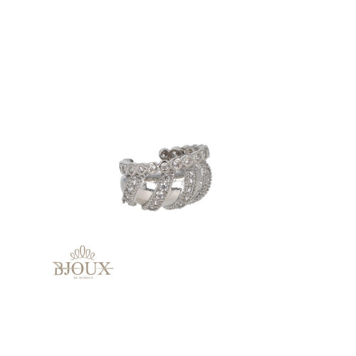 Orecchino Earcuff Crystal Royal