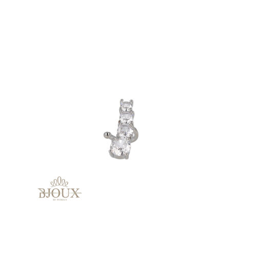 Orecchino Earcuff Linea 4 Cristalli