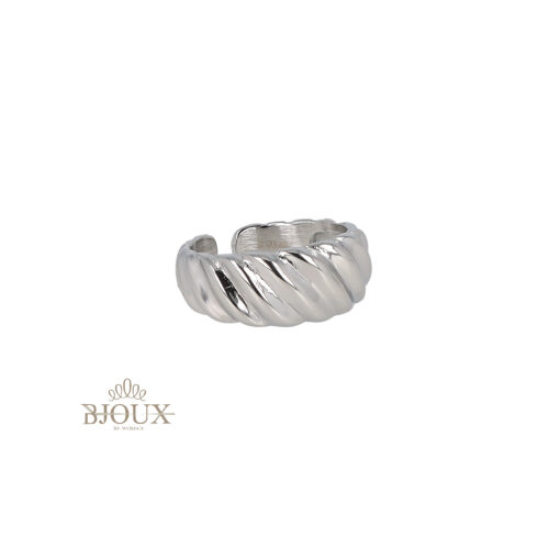 Anello Bold Twist in Acciaio