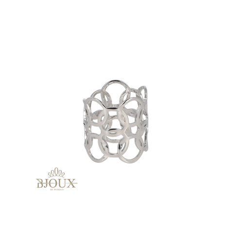 Anello Cerchi Hollow in Acciaio